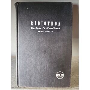 RADIOTRON DESIGNER'S HANDBOOK, Third Edition 1945, HB, Wireless Press, RCA